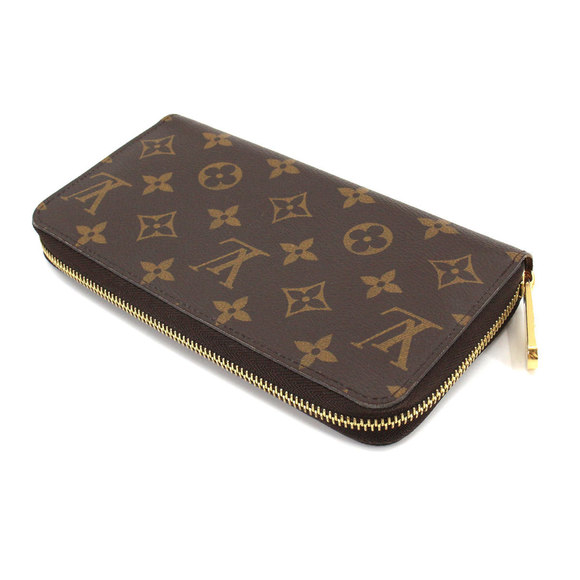 LOUIS VUITTON Monogram Zippy Wallet Round Zipper Long Brown M42616 - Picture 4 of 10